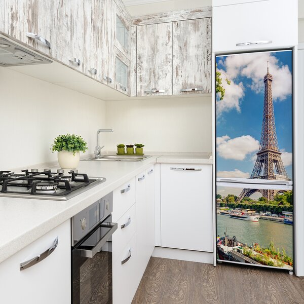 Autocolant pe frigider turnul Eiffel