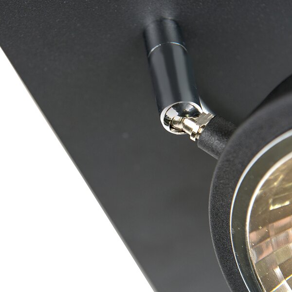 Spotlight de design negru cu 2 lumini reglabile - Nox