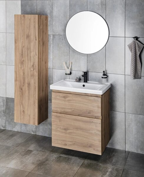 Aqualine Aqualine, dulap pentru lavoar ALTAIR 52x72,5x45cm, stejar emporio, AI355