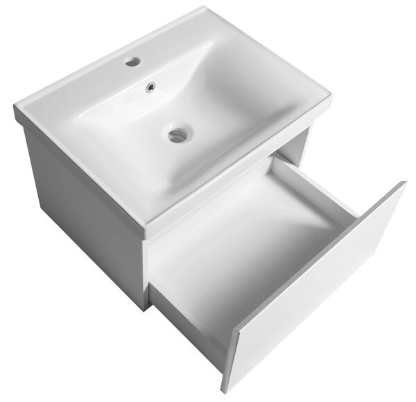 Aqualine Aqualine, dulap pentru lavoar ALTAIR 57x35x45cm, alb, AI263
