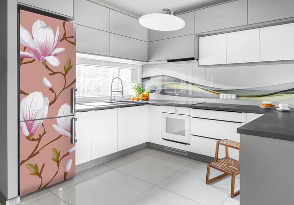 Autocolant pe frigider Magnolie
