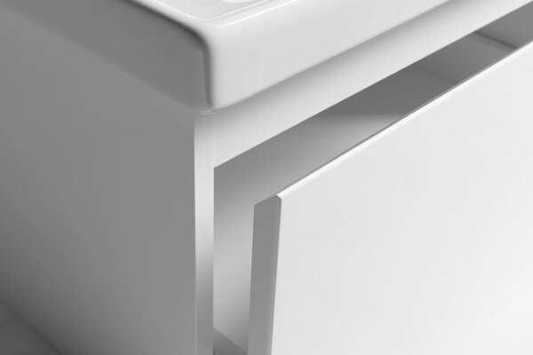 Aqualine Aqualine, dulap pentru lavoar ALTAIR 57x35x45cm, alb, AI263