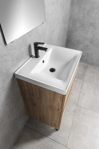 Aqualine Aqualine, dulap pentru lavoar ALTAIR 57x72,5x45cm, stejar emporio, AI360