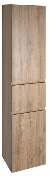 Aqualine Aqualine, dulap înalt ALTAIR cu coș 40x184x31cm, stejar emporio, AI485R