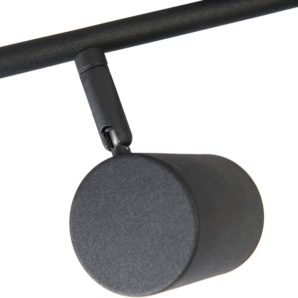 Spot modern negru cu 2 lumini inclinabile - Jeana
