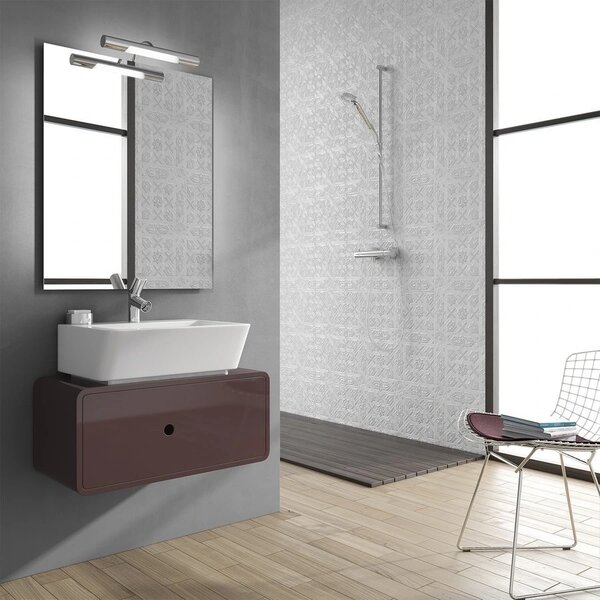 Aqualine Aqualine, ANDREA Aplică LED 5W,, 284mm, 230V, crom, E26716CI