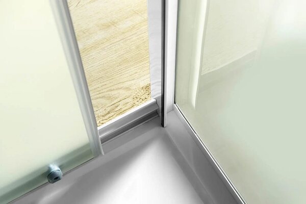 Aqualine Aqualine, usa de dus culisanta AMADEO 1100 mm, sticla BRICK, BTS110