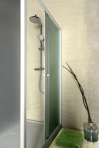 Aqualine Aqualine, usa de dus culisanta AMADEO 1100 mm, sticla BRICK, BTS110