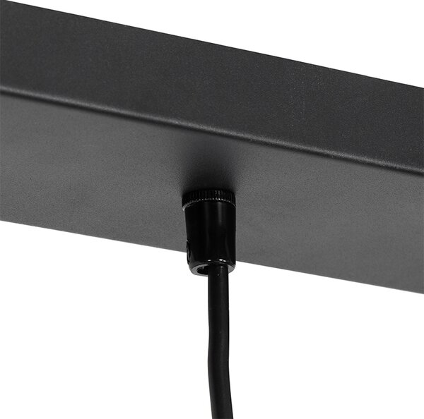 Lampă modernă cu pandantiv neagră cu 5 lumini - Jeana