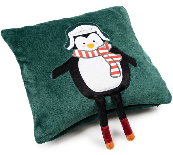 Față de pernă de Crăciun 4Home Pinguin , 40 x 40 cm