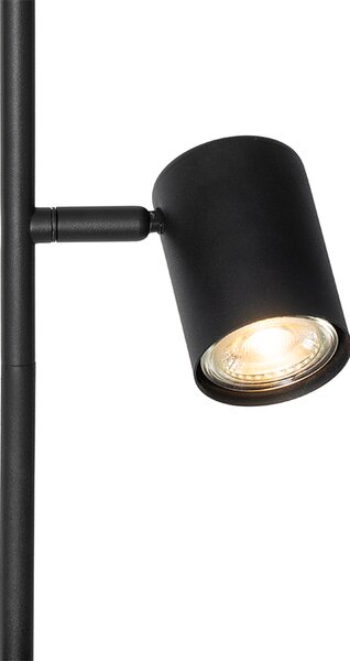 Lampa de podea moderna neagra cu 3 lumini - Jeana