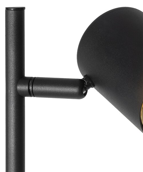 Lampa de podea moderna neagra cu 3 lumini - Jeana