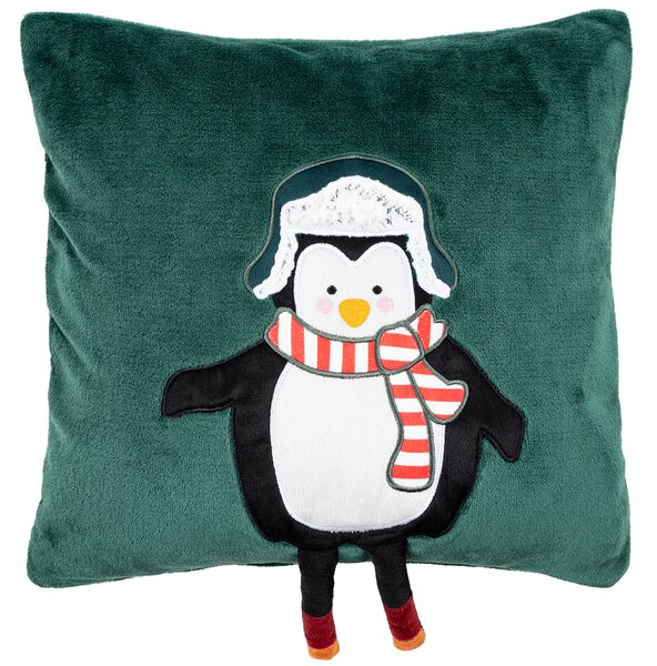 Față de pernă de Crăciun 4Home Pinguin , 40 x 40 cm