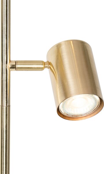 Lampă de podea modernă 3 lumini din alamă - Jeana