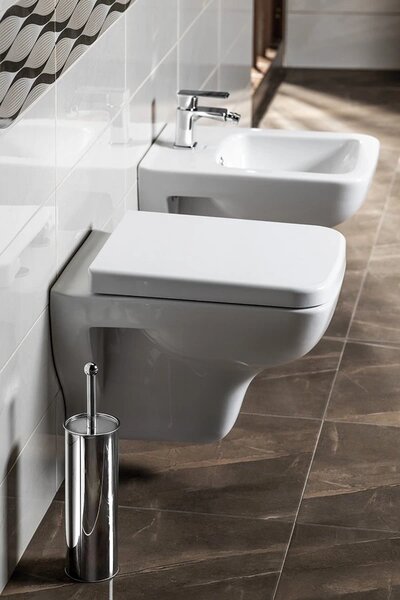 Aqualine Aqualine, vas de toaletă BENE montat pe perete, 35,5x51 cm, alb, BN320