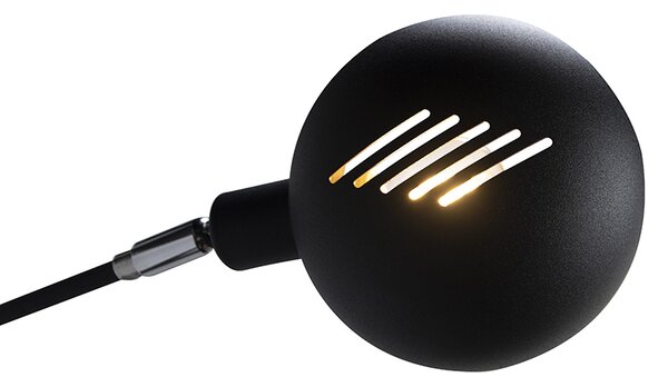 Lampa de podea de design neagră cu 5 lumini - Sixties Marmo