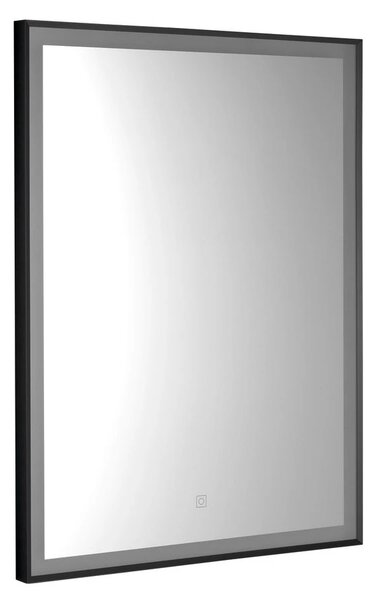 Aqualine Aqualine, oglinda CORNA cu iluminare LED 60x80cm, senzor tactil, reglabil, negru mat, CN060
