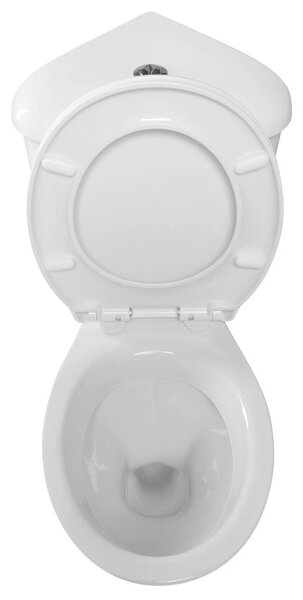 Aqualine Aqualine, CLIFTON Vas combinat WC pe colț cu rezervor, inclusiv set de apă, alb, FS1PK