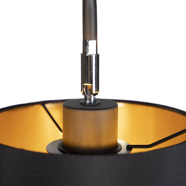 Lampa de podea moderna neagra - Lofty