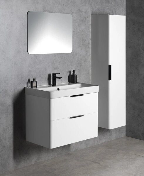 Aqualine Aqualine, dulap lavoar DENEB 77,3x55x43,5cm, alb mat, DN280