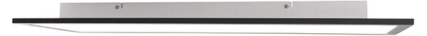 Plafoniera neagra 80 cm incl. LED cu telecomanda - Live