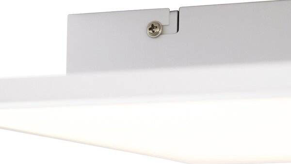 Plafoniera albă 40 cm inclusiv LED cu dimmer 4 trepte - Liv