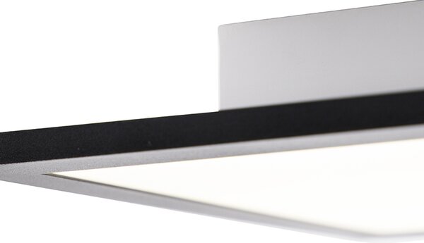 Plafoniera moderna neagra cu LED inclus 120 cm - Liv