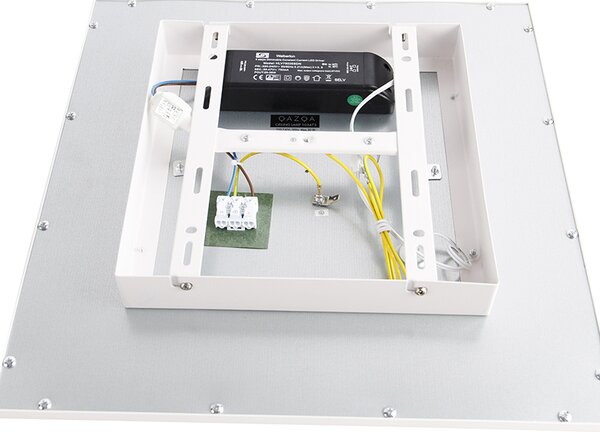 Plafoniera albă 40 cm inclusiv LED cu dimmer 4 trepte - Liv