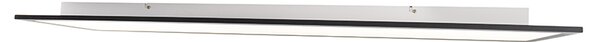 Plafoniera moderna neagra cu LED inclus 120 cm - Liv
