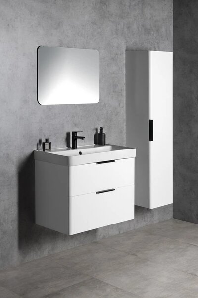 Aqualine Aqualine, dulap lavoar DENEB 77,3x55x43,5cm, alb mat, DN280