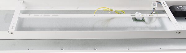Plafoniera moderna din otel 120 cm cu LED inclus cu dimmer in 4 trepte - Liv