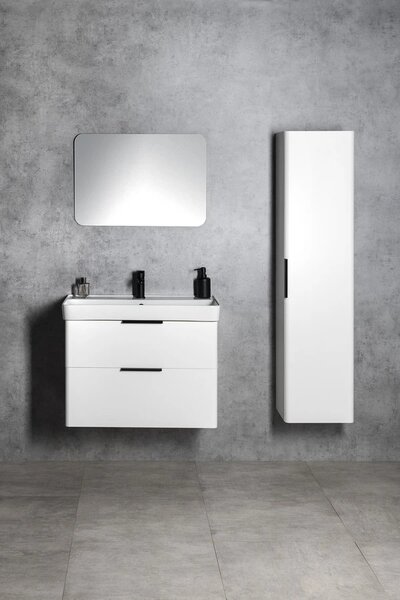 Aqualine Aqualine, dulap lavoar DENEB 77,3x55x43,5cm, alb mat, DN280
