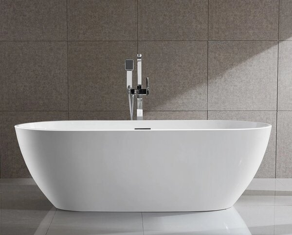 Aqualine Aqualine, cadă de sine stătătoare DOURO 180x80cm, albă, E1880