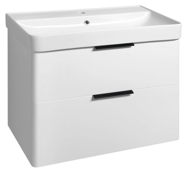 Aqualine Aqualine, dulap lavoar DENEB 77,3x55x43,5cm, alb mat, DN280