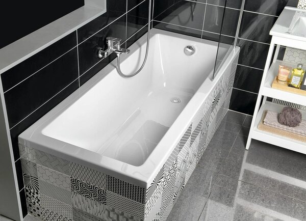 Aqualine Aqualine, cada dreptunghiulara DOUBRAVA 160x70x41cm, alba, A1670