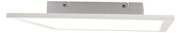 Plafoniera albă 40 cm inclusiv LED cu dimmer 4 trepte - Liv