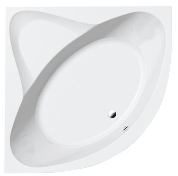 Aqualine Aqualine, cada coltar DYJE 150x150x41cm, alba, A1550