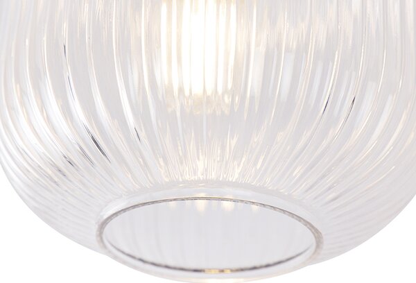 Plafoniera Art Deco din alamă - Karel