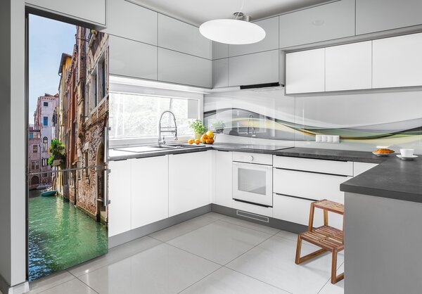 FotoFoto Autocolant pentru piele al frigiderului Veneția, Italia