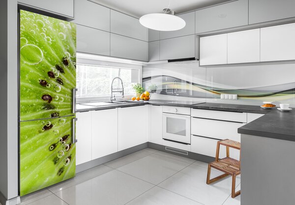 Autocolant pe frigider kiwi