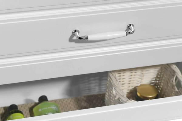 Aqualine Aqualine, dulap pentru lavoar FAVOLO 52x72,5x44cm, mat alb, FV255