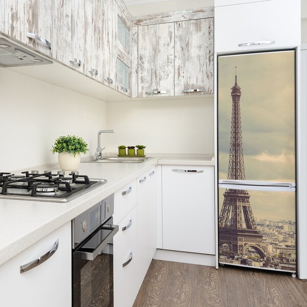 Autocolant pe frigider turnul Eiffel
