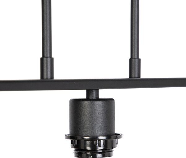 Lampă suspendată neagră fără abajur - Combi 3 Deluxe
