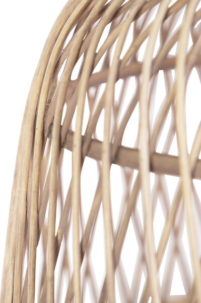 Lampă suspendată rustică din ratan - Calamus