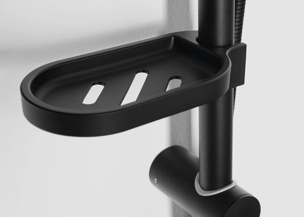 Aqualine Aqualine, coloana de dus KERA cu conexiune baterie, neagra, SL435