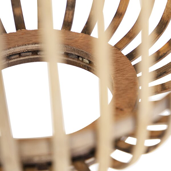Lampă suspendată rustică din ratan cu 3 lumini - Manila