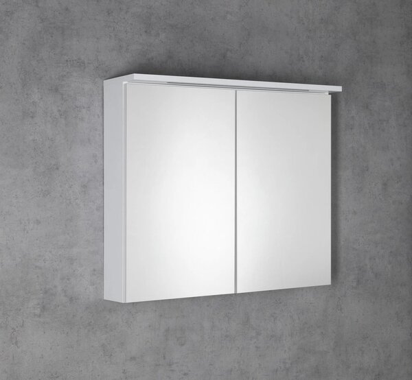 Aqualine Aqualine, Galerie KAWA STRIP cu iluminare LED 80x70x22cm, alb, WGL80S