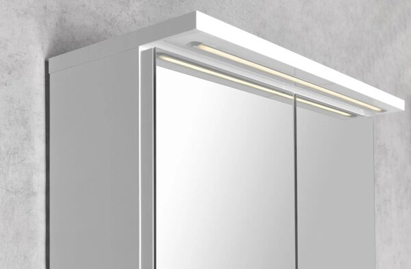 Aqualine Aqualine, Galerie KAWA STRIP cu iluminare LED 60x70x22cm, alb, WGL60S