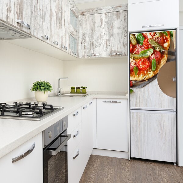 Autocolant pe frigider Pizza