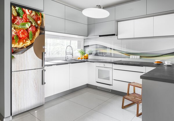 Autocolant pe frigider Pizza